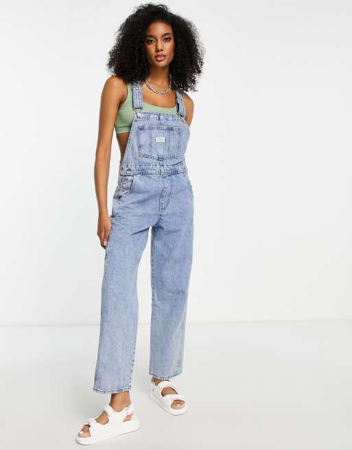 Levi's - Vintage-overalls i lys vask