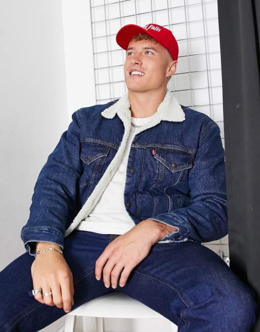 Levis sherpa jacket fit clearance