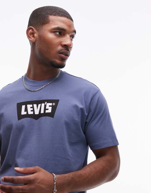 Levi's Vintage - Ruimvallend T-shirt met logo in donkerblauw