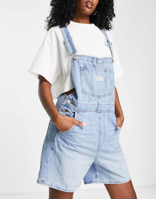 Levi's vintage shortall in light wash blue | ASOS