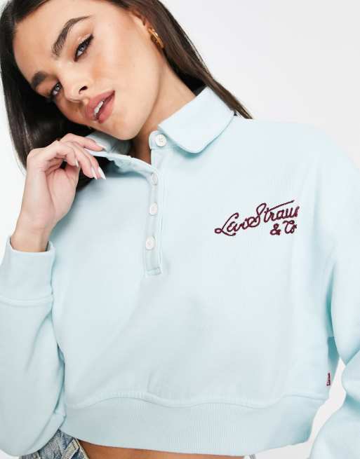 Vintage polo crop tee discount