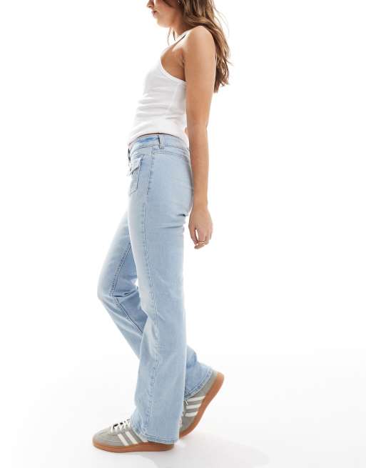 Levi's vintage super low waist bootleg jeans in light blue ASOS