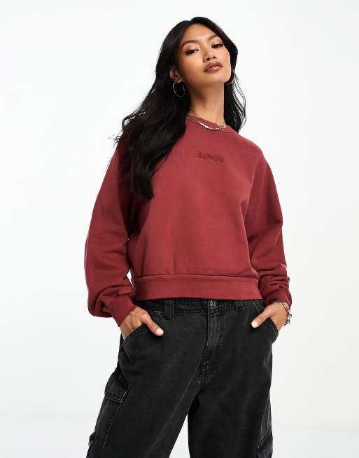 Bruine crewneck top