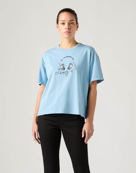 Levi's - Vintage - T-shirt à imprimé graphique - Bleu - view 1