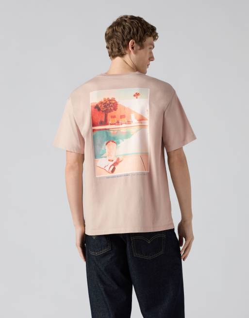 Levi's – Vintage – T-Shirt aus Baumwolle in Grau mit Grafik, 3 von 4