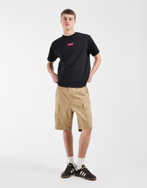 Levi's – Vintage-T-Shirt in Schwarz mit mittigem Fledermaus-Logoaufnäher, 3 von 5