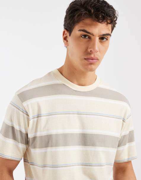 Levi's - Vintage T-shirt met rode tab in groene streep - view 1