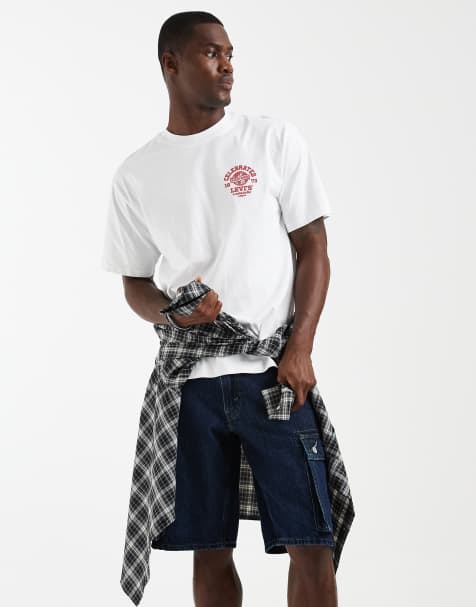 Levi's vintage T-shirt z grafiką w kolorze białym - view 1