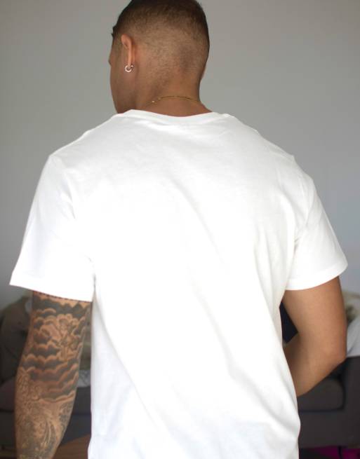 Levi's – Vit t-shirt med liten fyrkantig logga på bröstet, 2 av 4