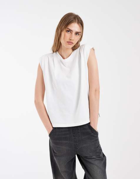 Levi's – Vitt, plisserat linne i muscle fit - view 1