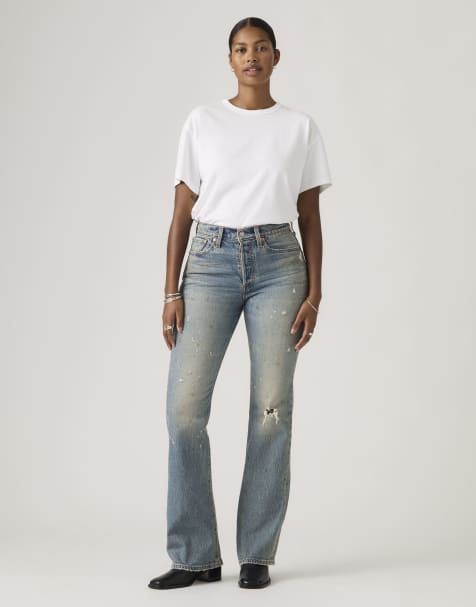 Levi's Wedgie bootcut jeans in blue - view 1