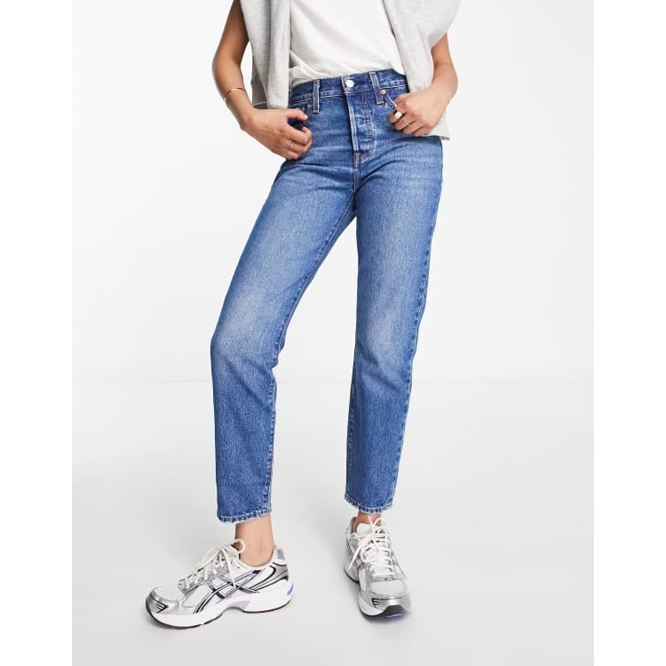 Levi's wedgie icon fit jean in mid wash blue | ASOS