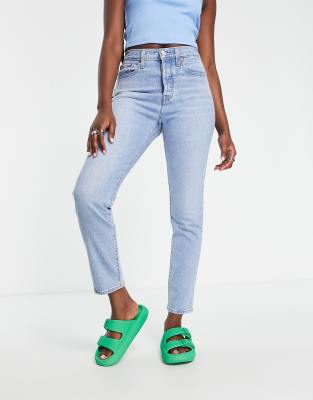 Levi's wedgie icon fit jeans in light wash blue