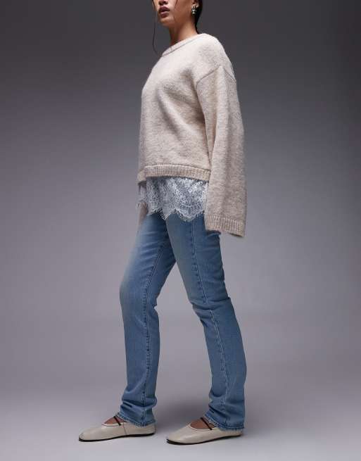 Levi's – Wedgie – Jasnoniebieskie obcisłe jeansy , 2 z 5