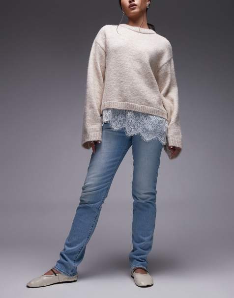 Levi's – Wedgie – Schmal geschnittene Jeans in Hellblau - view 1