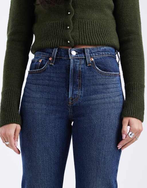 Levi's Wedgie Straight Denim-Jeans in Dunkelblau, 5 von 5