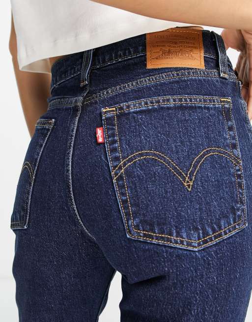 Levi's wedgie straight jeans in blue