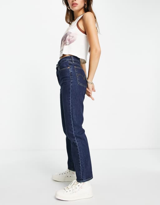 Levi's wedgie straight jeans in blue