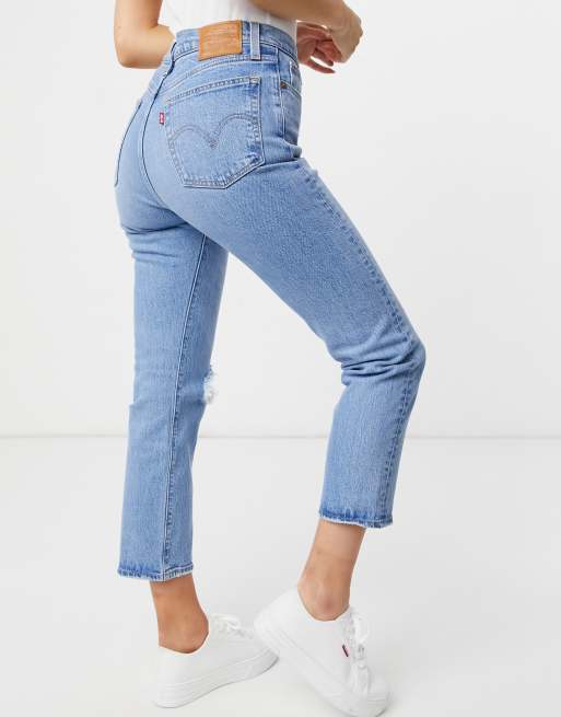 Levi's wedgie deals light wash