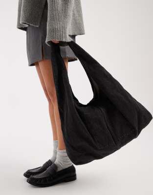 Levi's - Weicher Shopper aus Denim in Schwarz