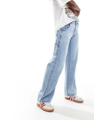 Levi's - Weite Carpenter-Jeans in Hellblau