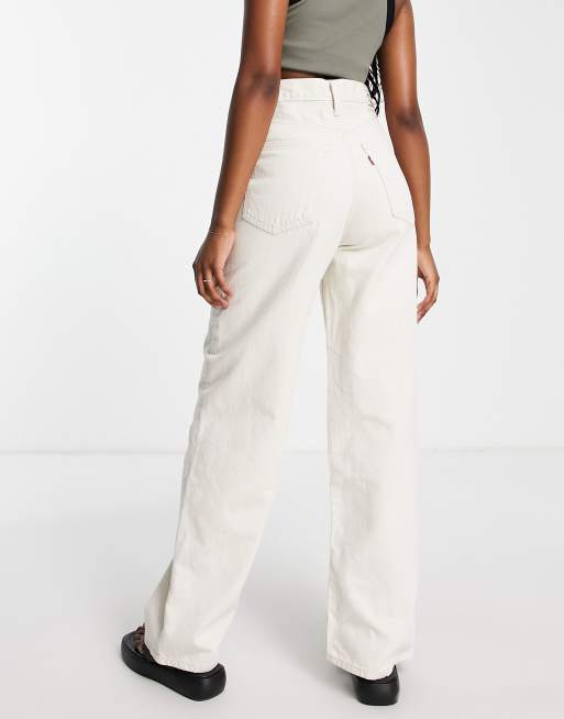 Levi's Well Thread high loose jean in ecru | ASOS