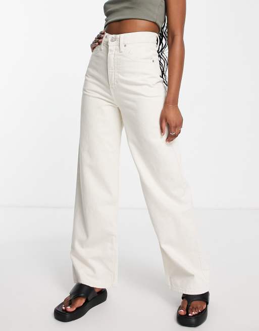 Levi's Well Thread high loose jeans in ecru ASOS