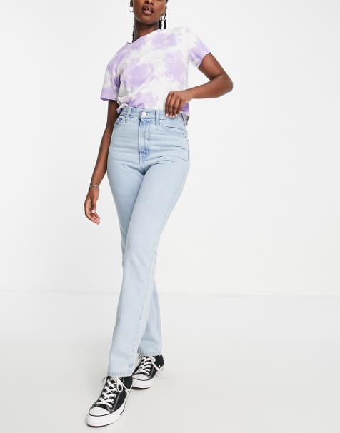 Levi's – Well Thread – Jasnoniebieskie bawełniane jeansy z prostymi nogawkami w stylu lat 70. – LBLUE - view 1