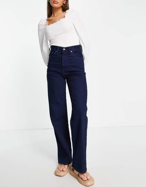 Levi's - Well Thread - Løstsiddende jeans med høj talje i bomuld i mørk vask - view 1