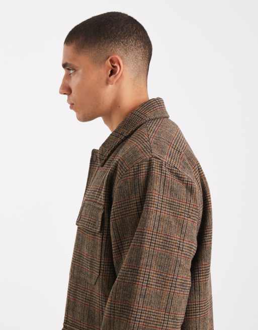 Levi's - Wells - Veste à carreaux fonctionnelle et isolante - Marron, 4 de 5