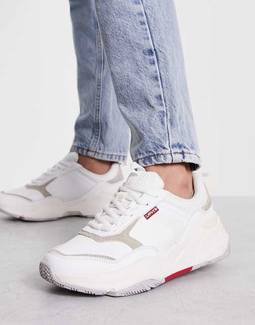 Levi's West chunky trainers in white | ASOS