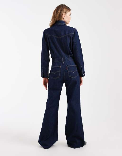 Levi's western denim kombinezon w kolorze niebieskim, 4 z 4