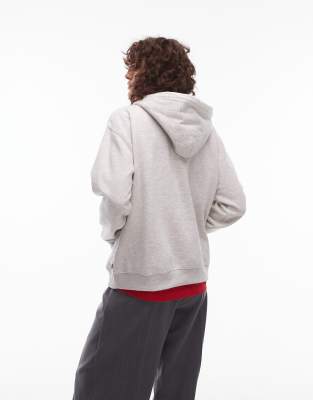 Levi's Western Logo Hoodie In Gray
