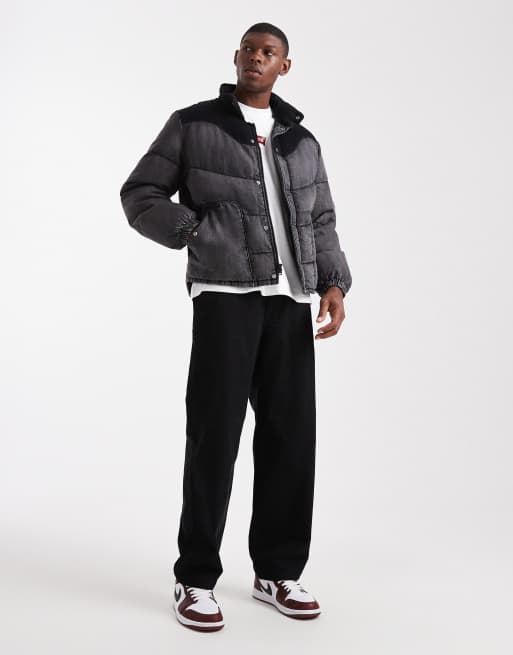 Levi's - Wild West - Kort pufferjack in antracietgrijs, 2 van 5