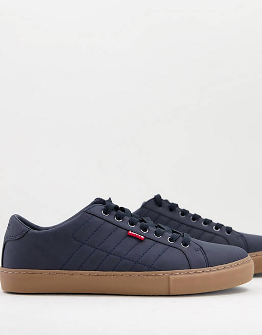 Levi's woodward craft trainers in navy