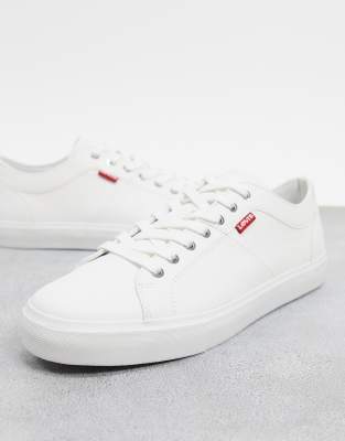 levi's woodward sneakers white