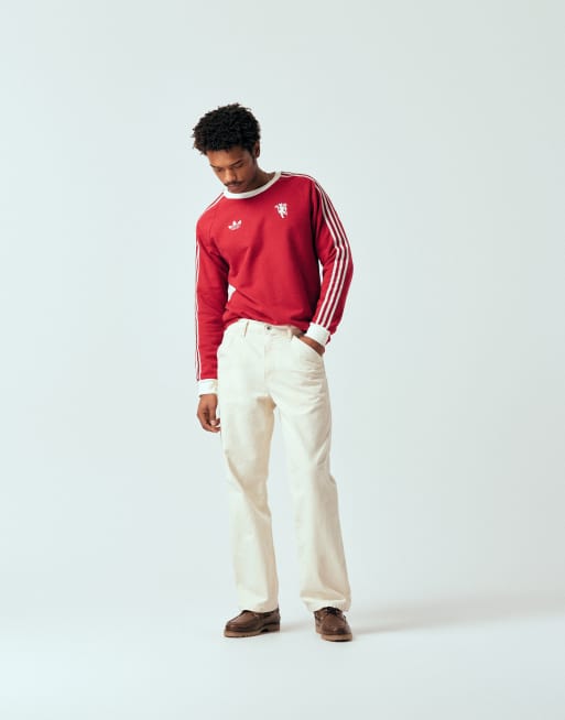 Levi's – Workwear 568 – Białe, luźne spodnie typu carpenter, 3 z 5
