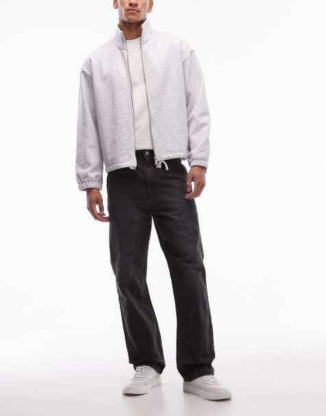 Levi's – Workwear 568 – Lockere Carpenter-Hose mit geradem Schnitt in verwaschenem Schwarz - view 1