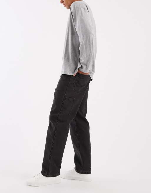 Levi's Workwear 568 lockere Straight-Denim-Carpenter-Jeans in Schwarz, 3 von 5