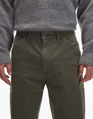 Levi's Workwear 568 loose carpenter trousers in khaki