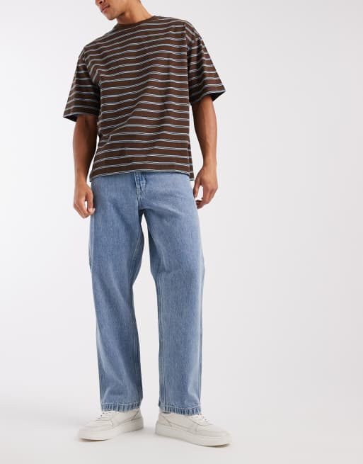 Levi's Workwear 568 loose straight Carpenter-Jeans aus Denim in heller Waschung, 3 von 5