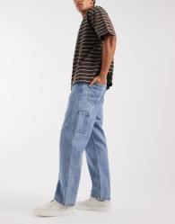 Levi's Workwear 568 loose straight denim carpenter jeans in light blue