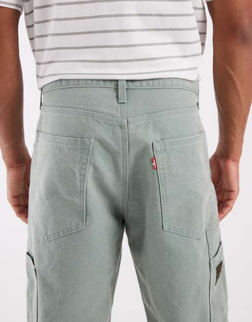 Levi's Workwear 568 luźne jeansy carpenter o prostym kroju w jasnoniebieskim denimie, 5 z 5
