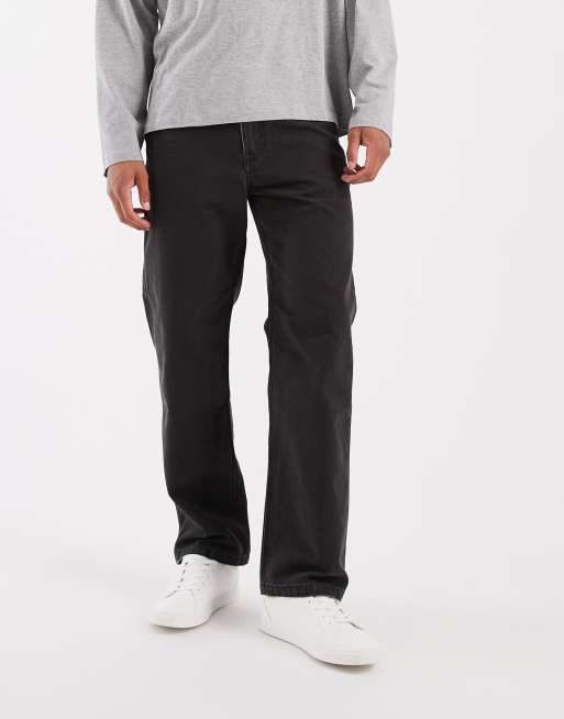 Levi's Workwear 568 luźne jeansy carpenter o prostym kroju w kolorze czarnym, 2 z 5