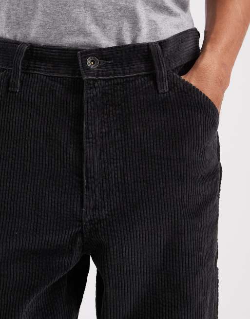 Levi's Workwear 568 pantalon carpenter droit ample en velours côtelé noir, 5 de 5