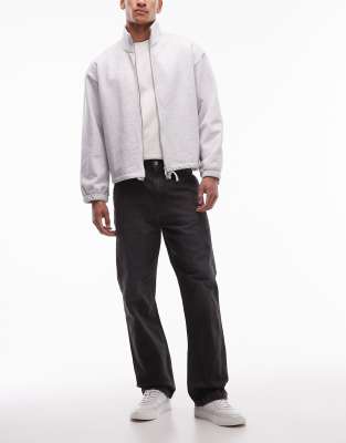 Levi's - Workwear 568 - Pantalon charpentier droit et ample - Noir délavé