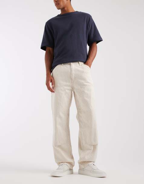 Levi's - Workwear 568 - Pantalon droit ample à genoux renforcés - Blanc - view 1