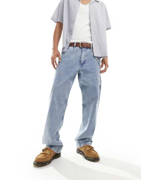 Levi's - Workwear 568 Stay Loose - Jean charpentier - Bleu clair - view 1