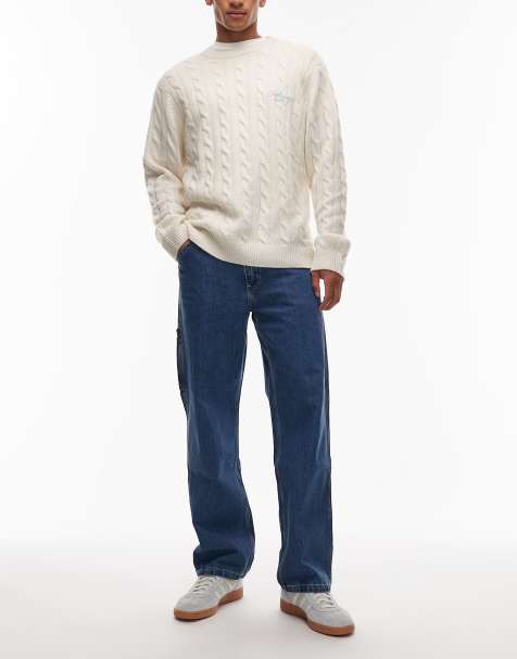 Levi's - Workwear 568 - Vaqueros azules de corte suelto y estilo carpintero con lavado medio - view 1