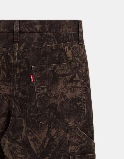 Levi's Workwear 568 vaqueros carpenter holgados con estampado camuflaje, 9 de 9